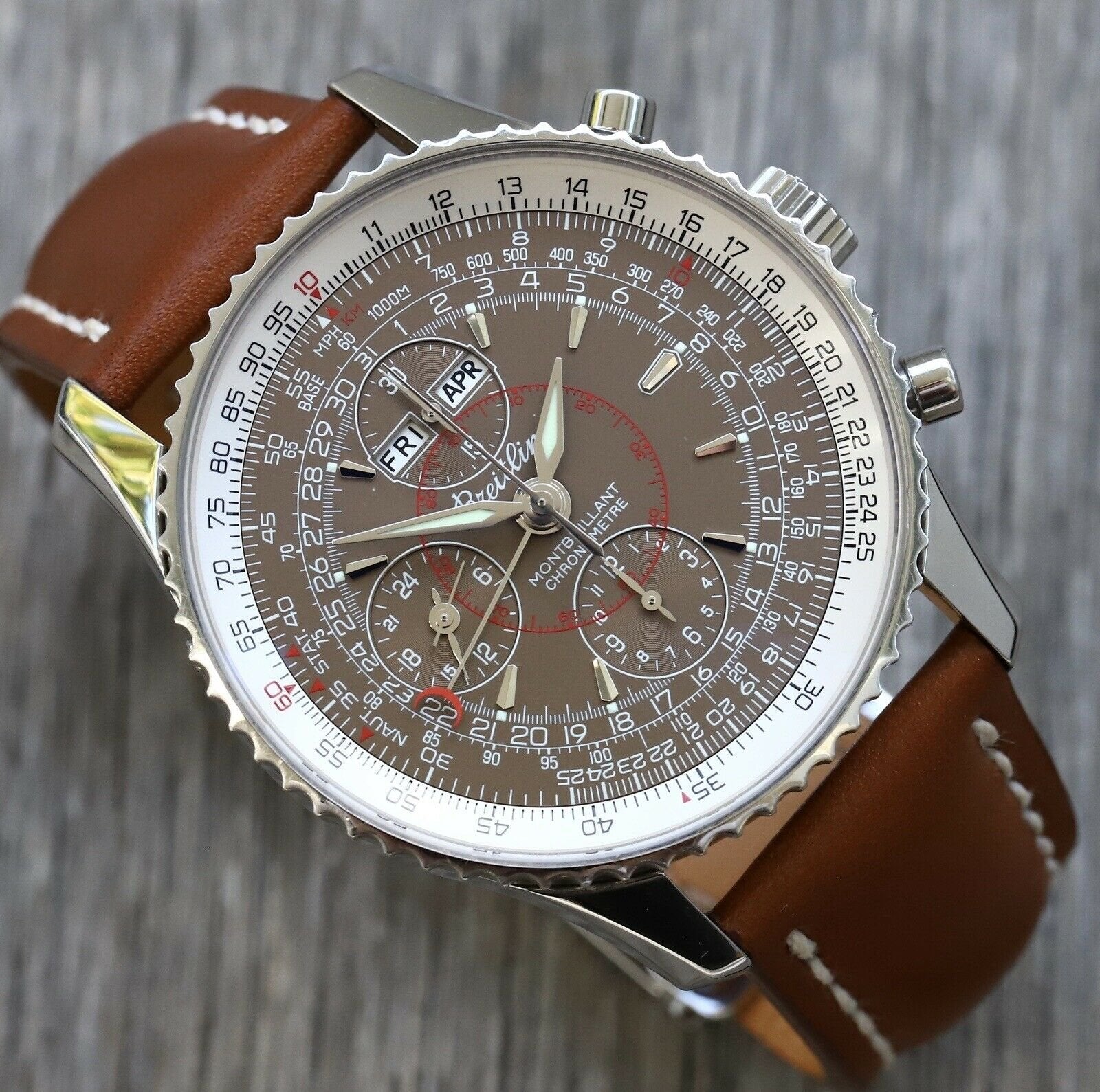 Breitling Montbrillant Datora Navitimer A2133012 Q509 Havana Dial 20 Watch Vault Australia