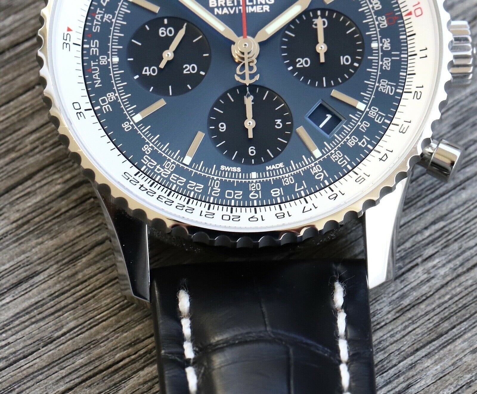 Breitling Navitimer 1 B01 Chronograph Blue Dial 43 AB0121211C1P1 – 2019