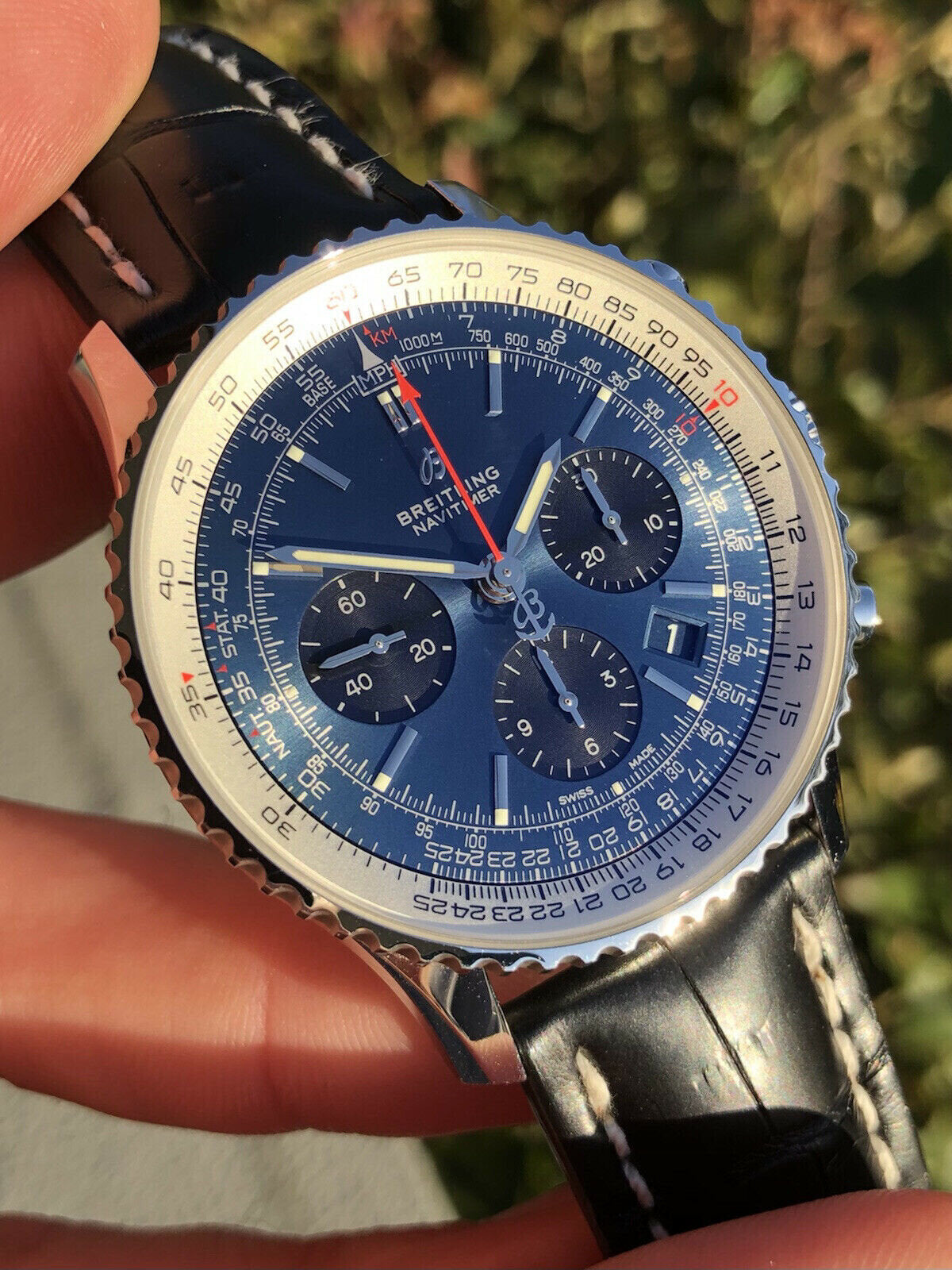 Breitling Navitimer 1 B01 Chronograph Blue Dial 43 AB0121211C1P1 – 2019