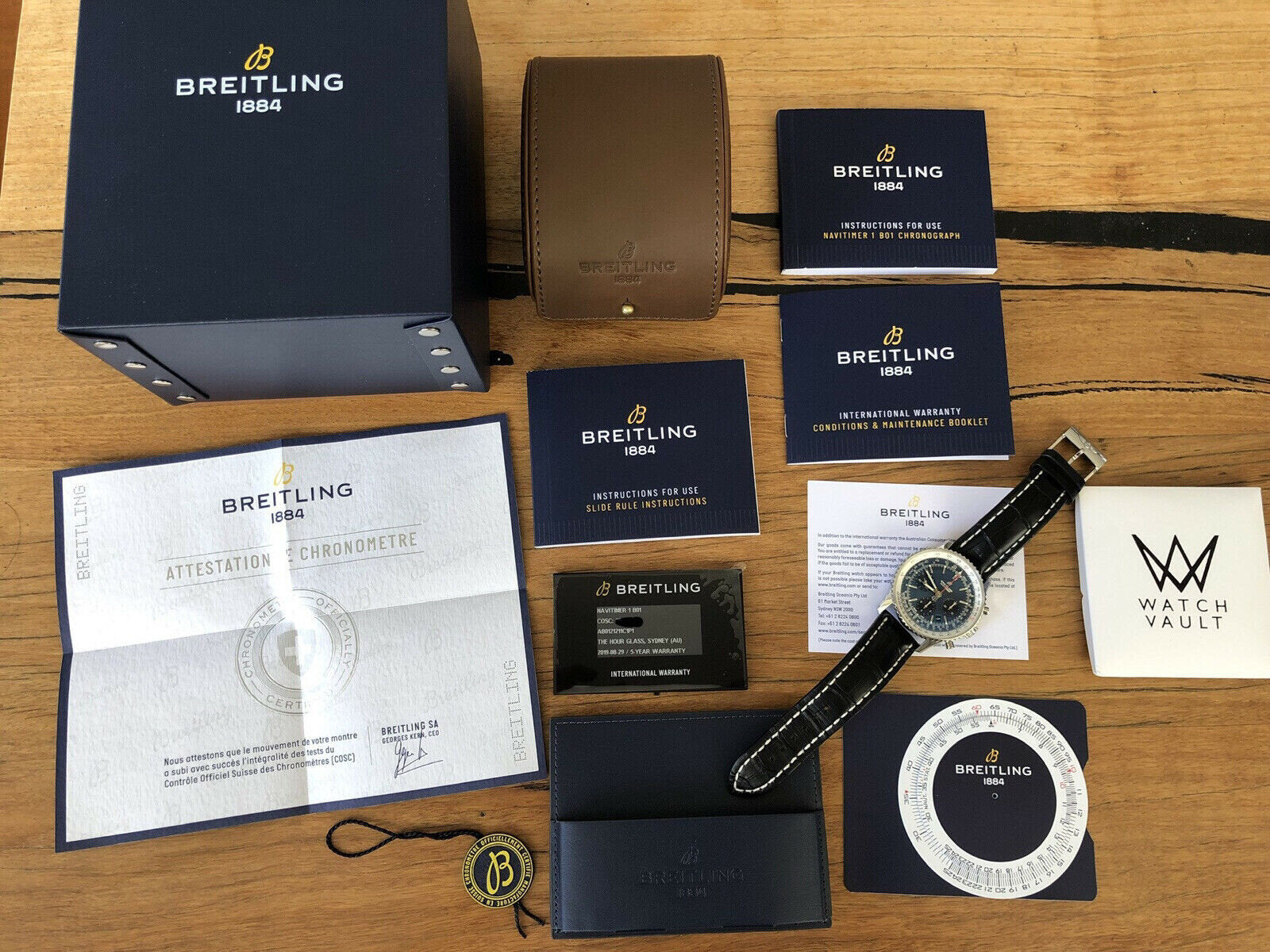 Breitling Navitimer 1 B01 Chronograph Blue Dial 43 AB0121211C1P1 – 2019