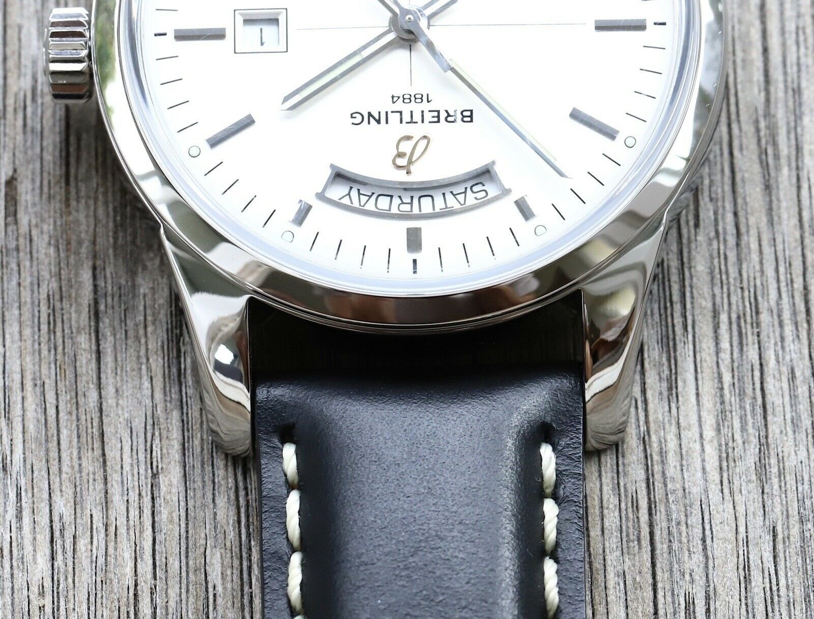 Breitling Transocean Day and Date A4531012 G77751 Freshly