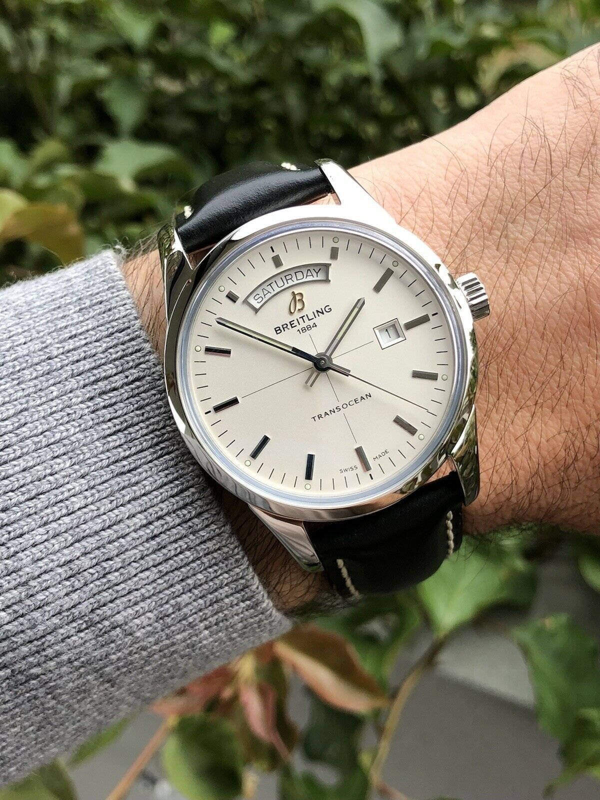 Breitling transocean sales day and date
