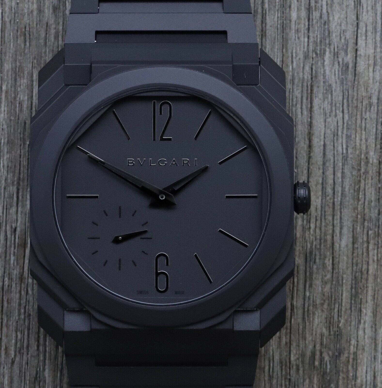 Bulgari Octo Finissimo Extra Thin Ceramic Ref 103077 Automatic – 2019
