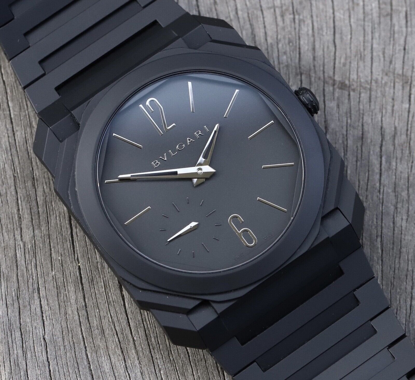 Bulgari Octo Finissimo Extra Thin Ceramic Ref 103077 Automatic