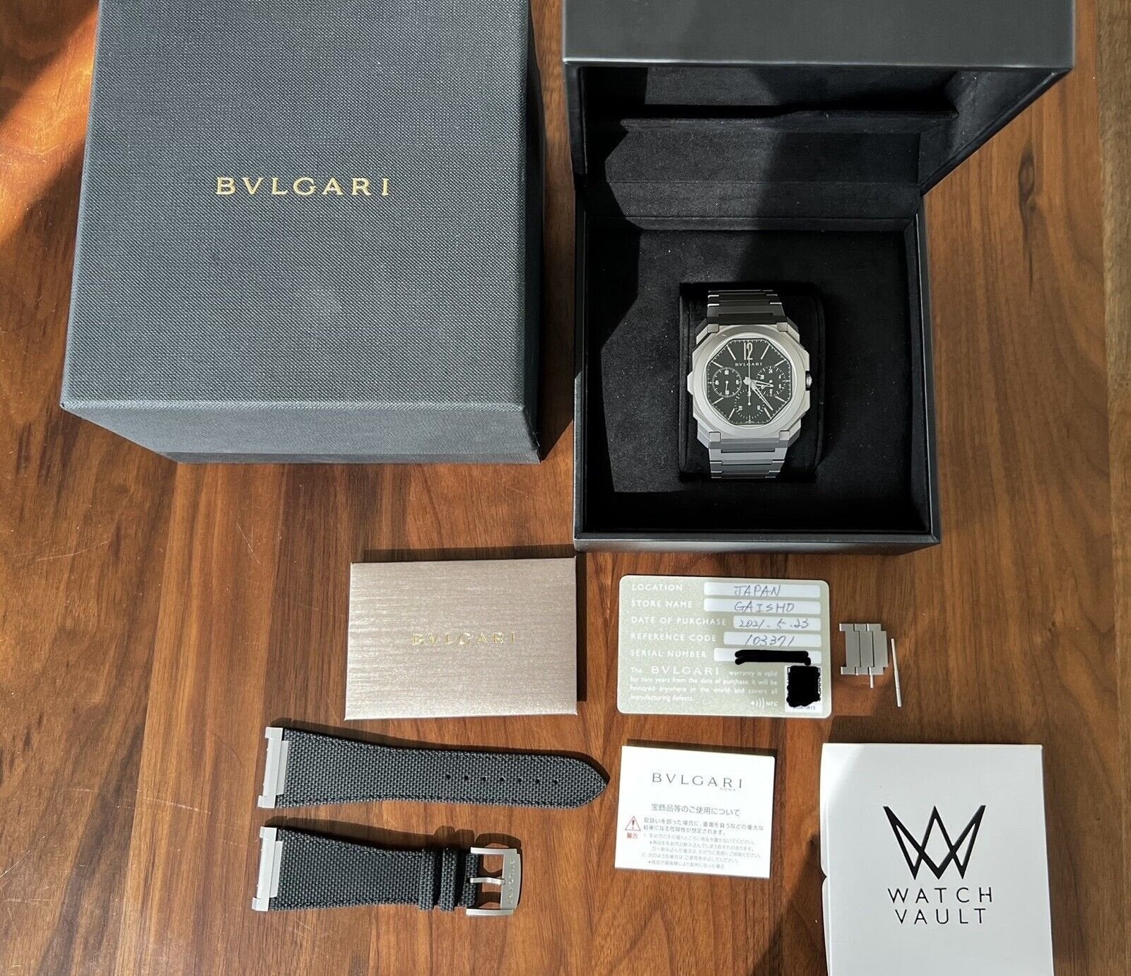 Bvlgari vault hotsell