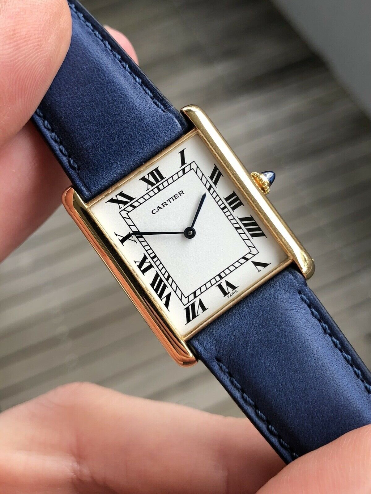 Cartier Tank Louis Automatique Jumbo 17002 - Cartier yellow gold