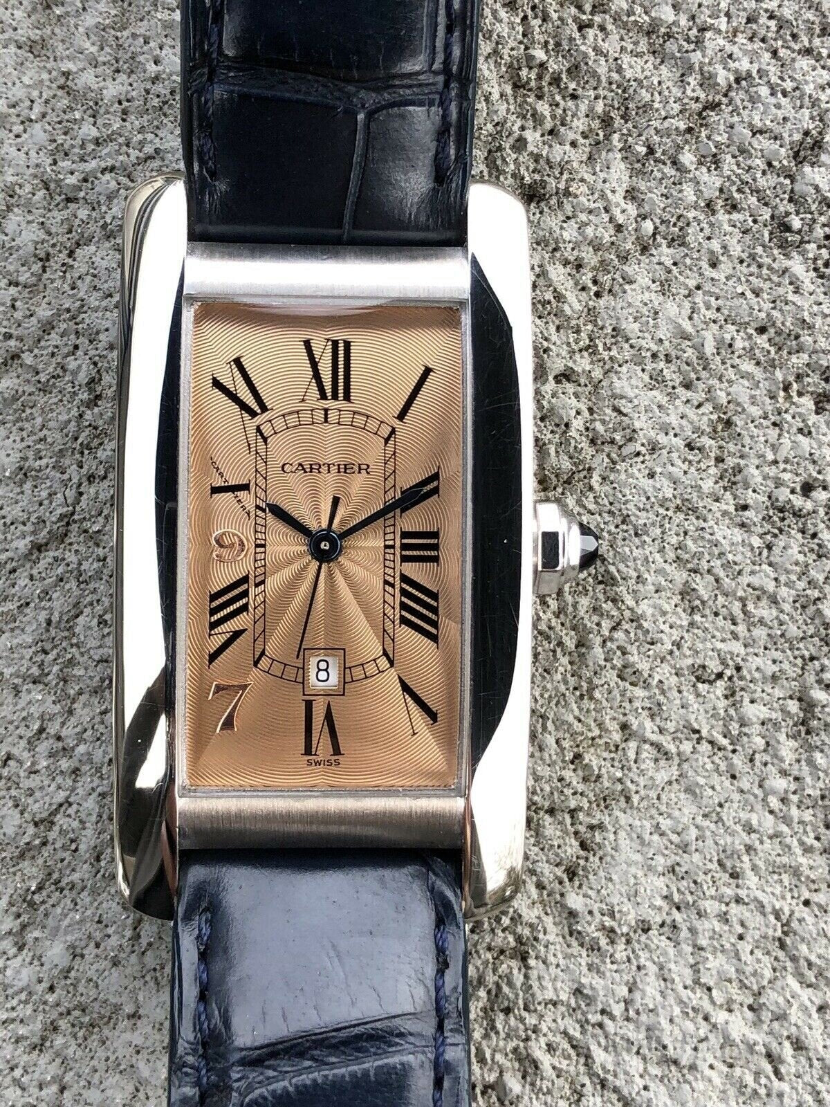 Cartier Tank Americaine Hong Kong LE White Gold 1726 - 1997