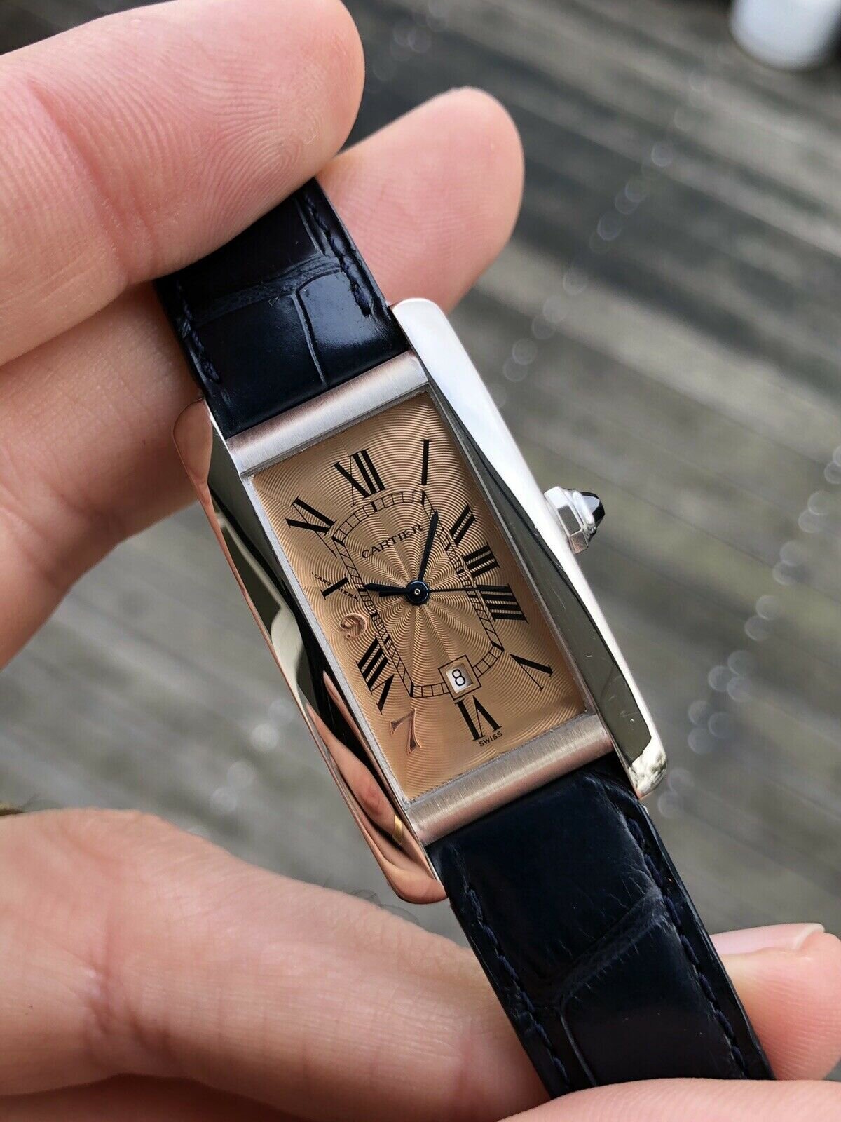 Cartier Tank Americaine Hong Kong LE White Gold 1726 - 1997