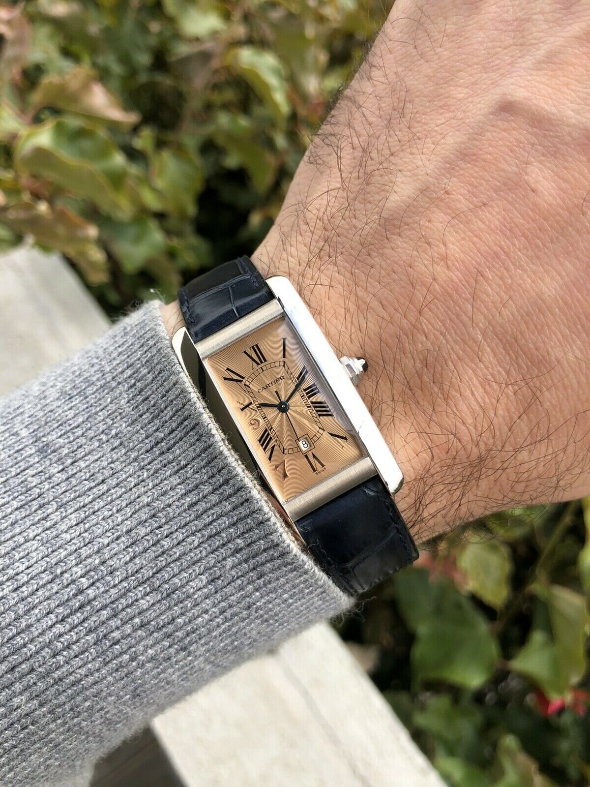 Cartier Tank Americaine Hong Kong LE White Gold 1726 1997 Watch Vault Australia