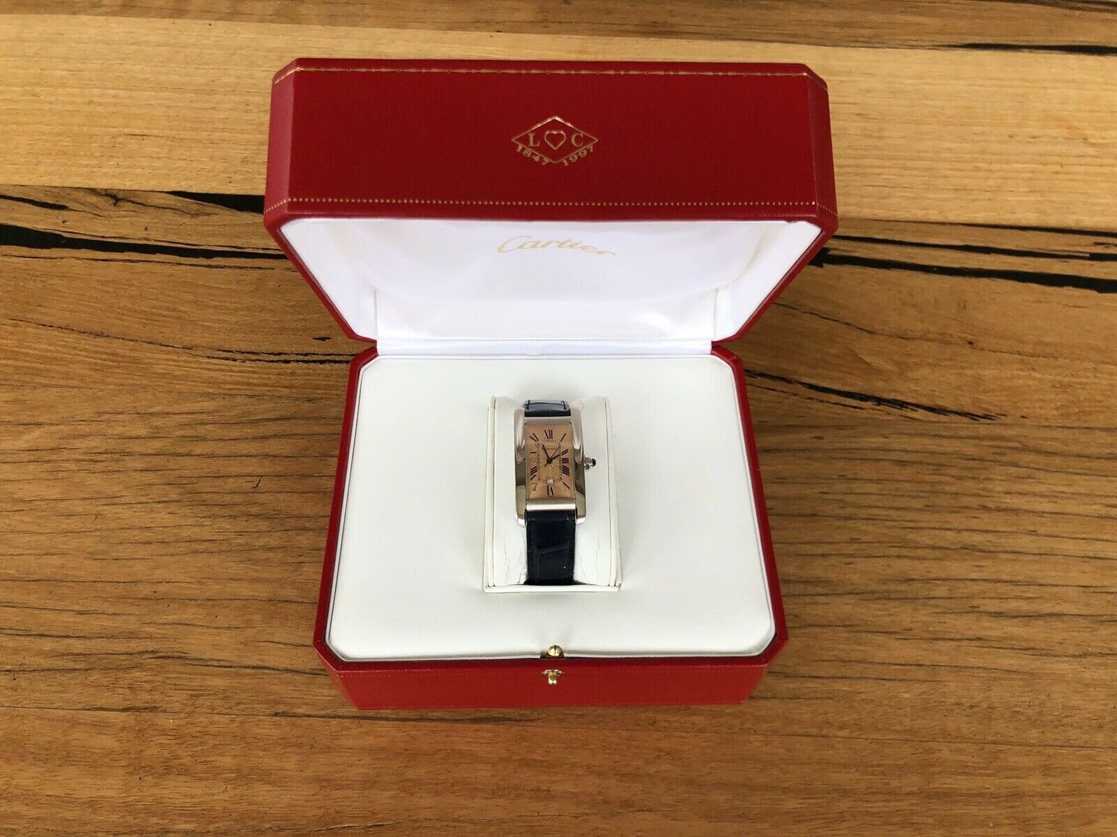 Cartier Tank Americaine Hong Kong LE White Gold 1726 - 1997