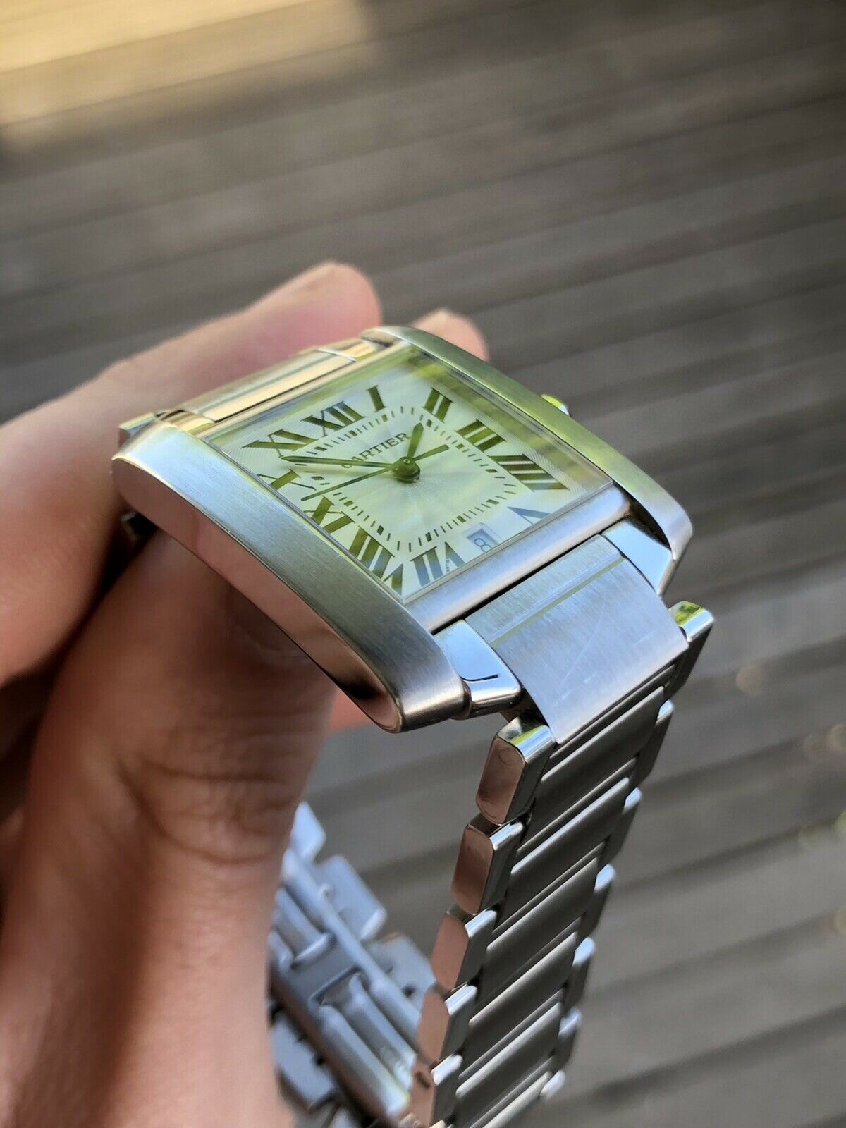 Cartier tank francaise hotsell mens