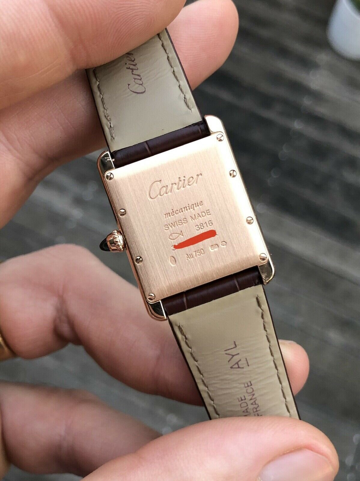 Cartier Tank Louis Cartier Rose Gold WGTA0011 - 2020