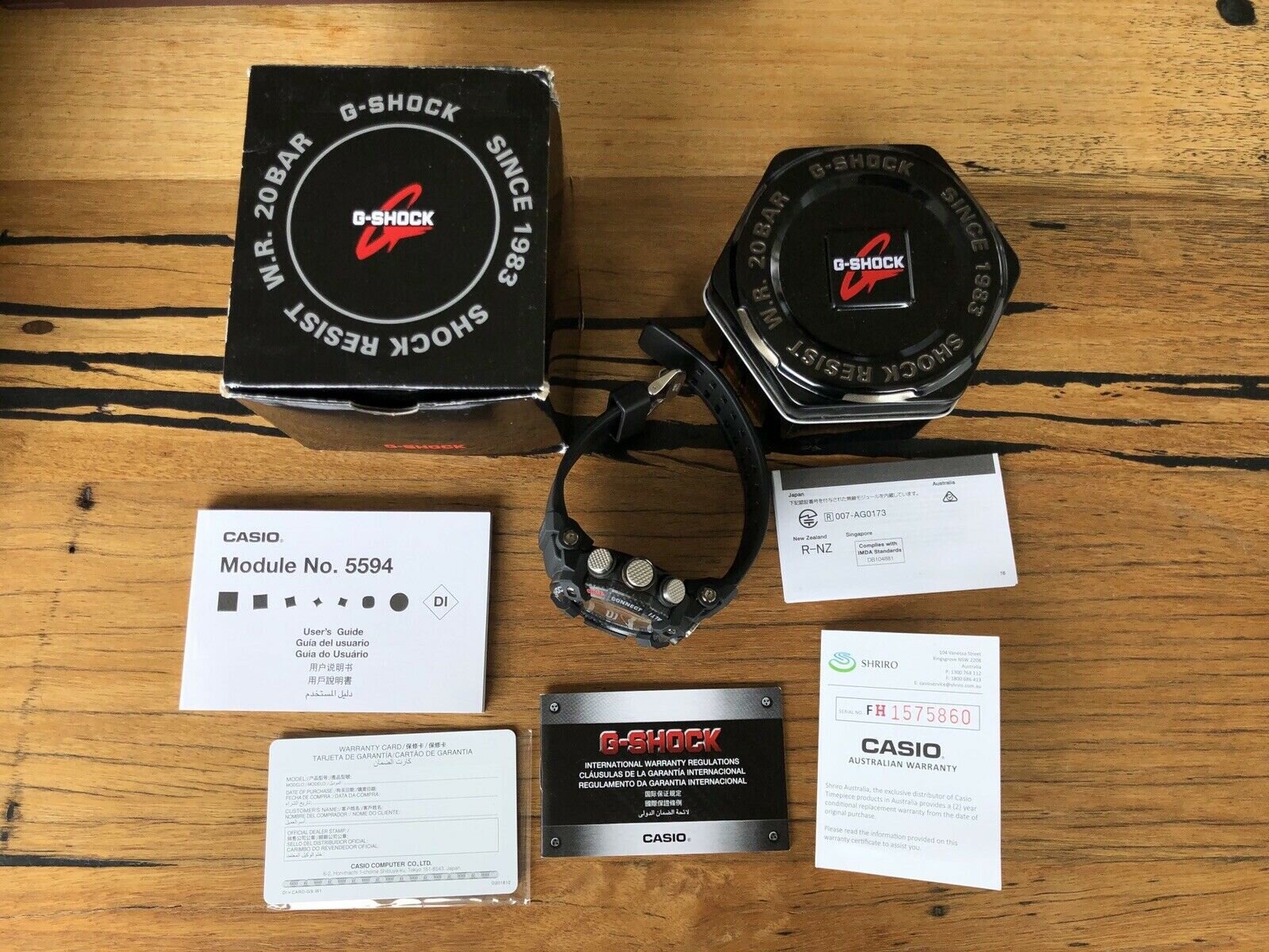 Casio G-Shock Mudmaster GG-B100-1A Carbon 5594