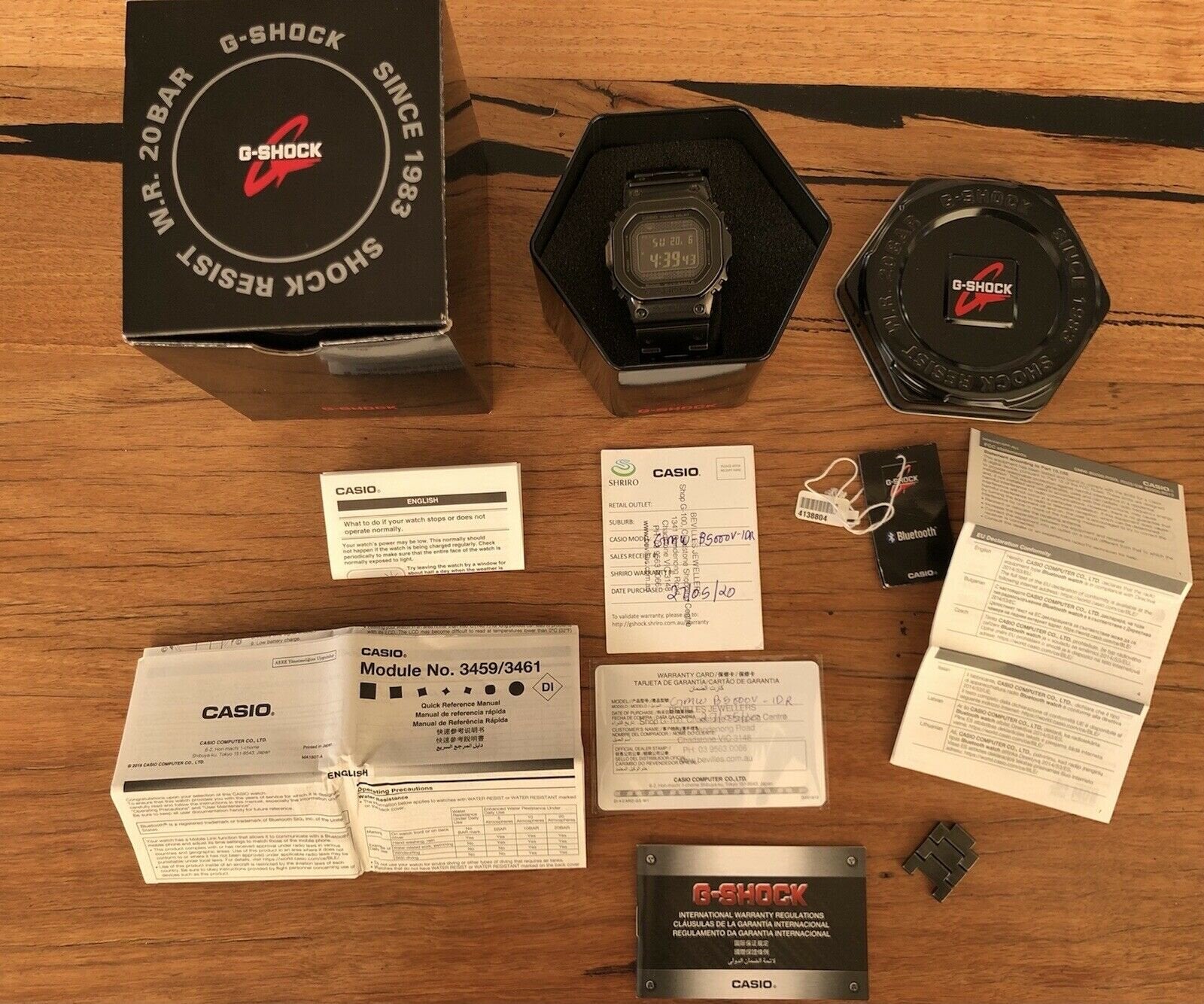 G shock original box online