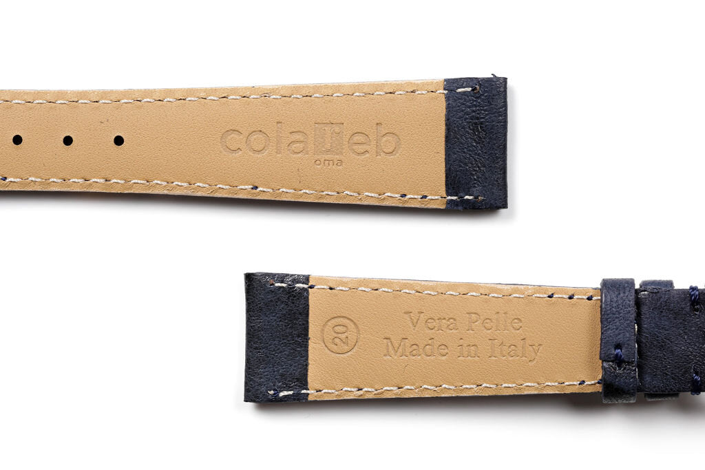 Dark Blue ColaReb Bologna Strap