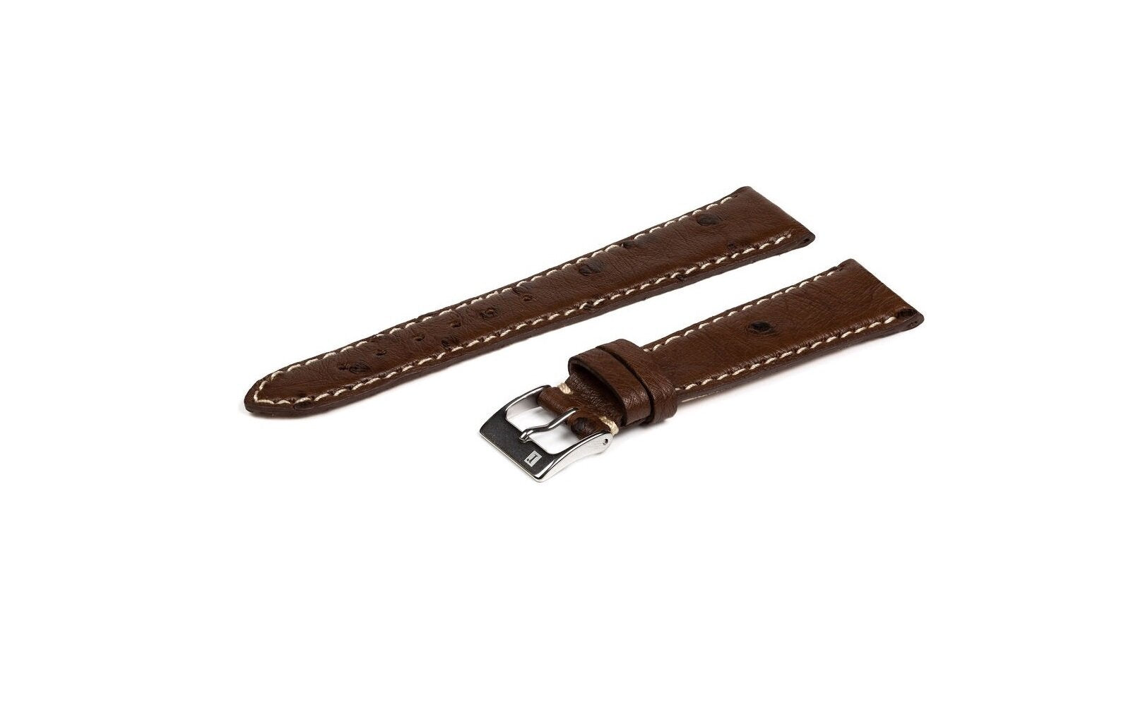 Dark Brown ColaReb Melbourne Ostrich Watch Strap