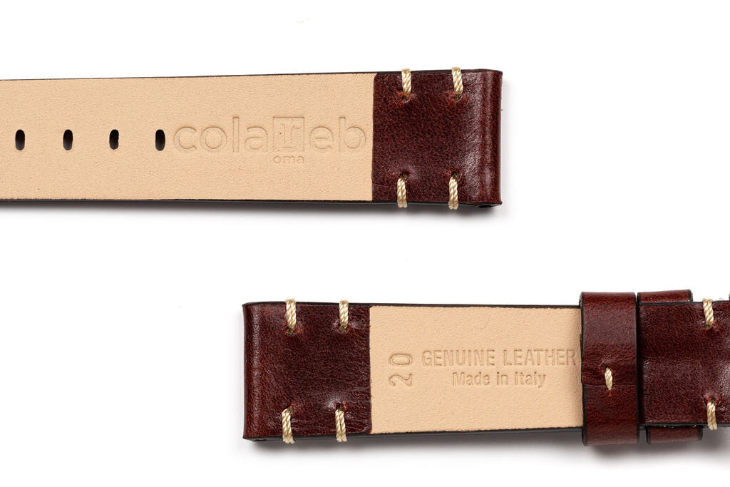 Dark Brown ColaReb Siracusa Watch Strap