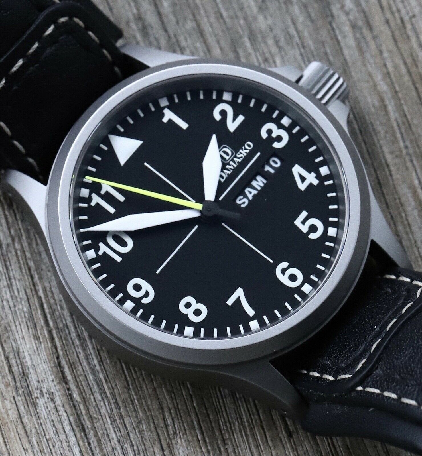 Damasko DA36 Automatic 40mm Black Dial