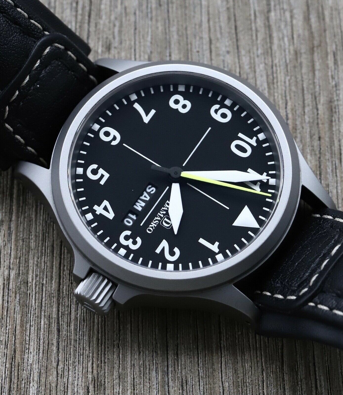 Damasko DA36 Automatic 40mm Black Dial