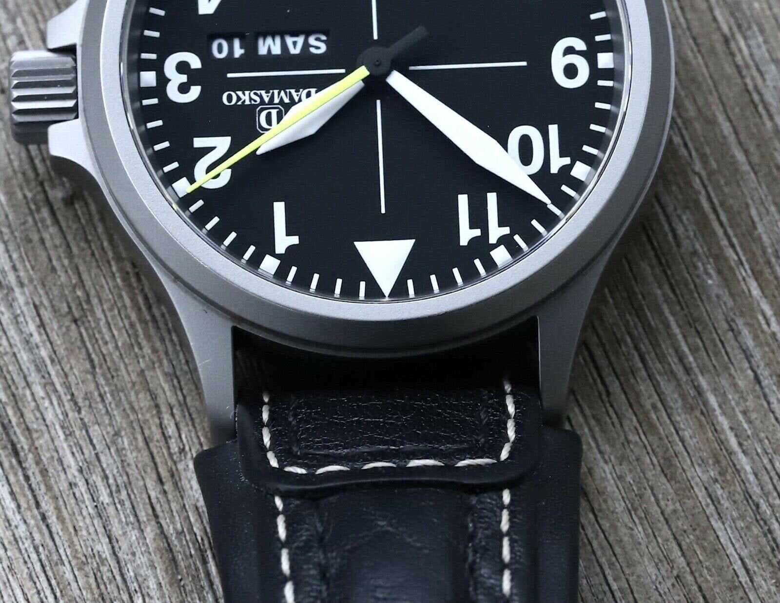 Damasko DA36 Automatic 40mm Black Dial