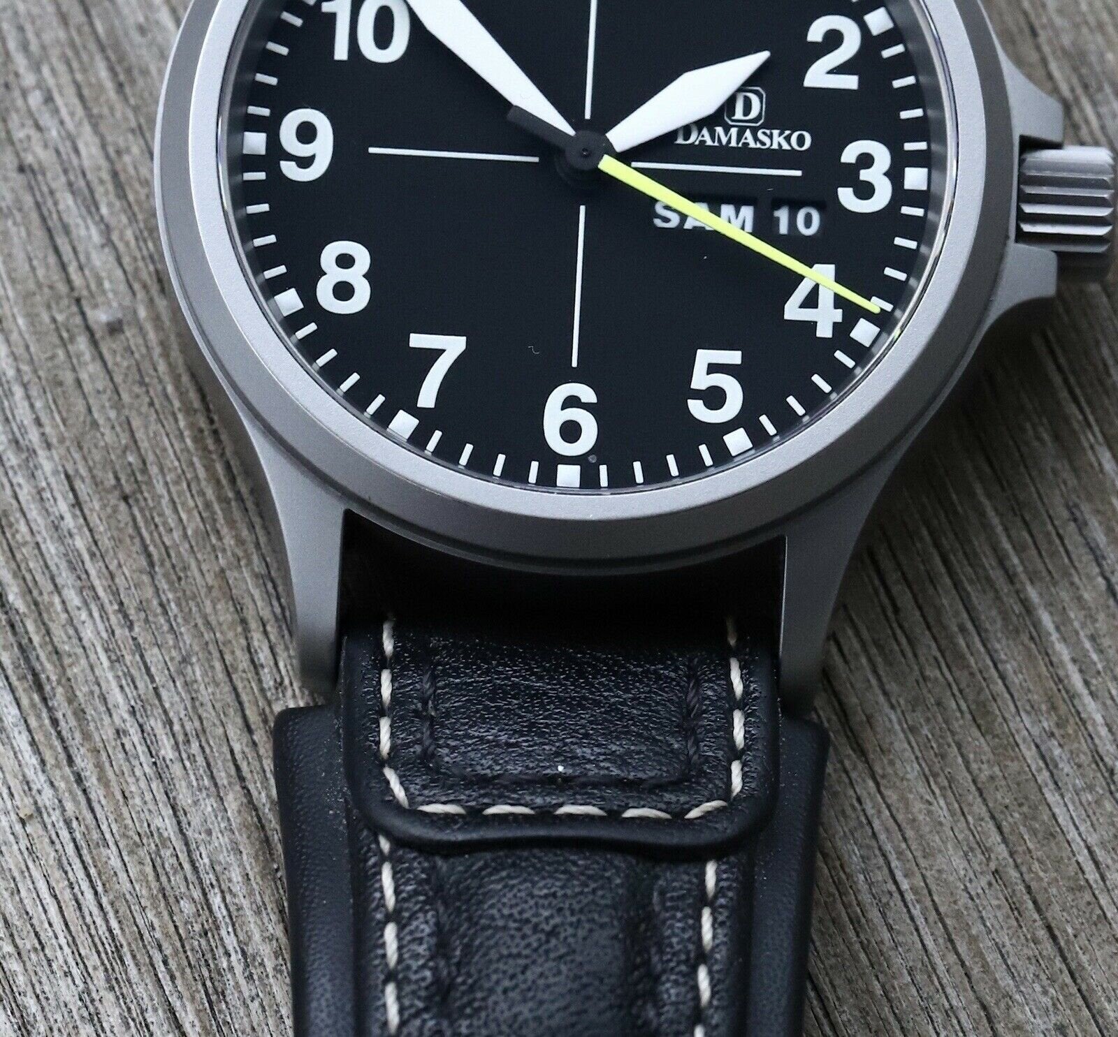 Damasko DA36 Automatic 40mm Black Dial