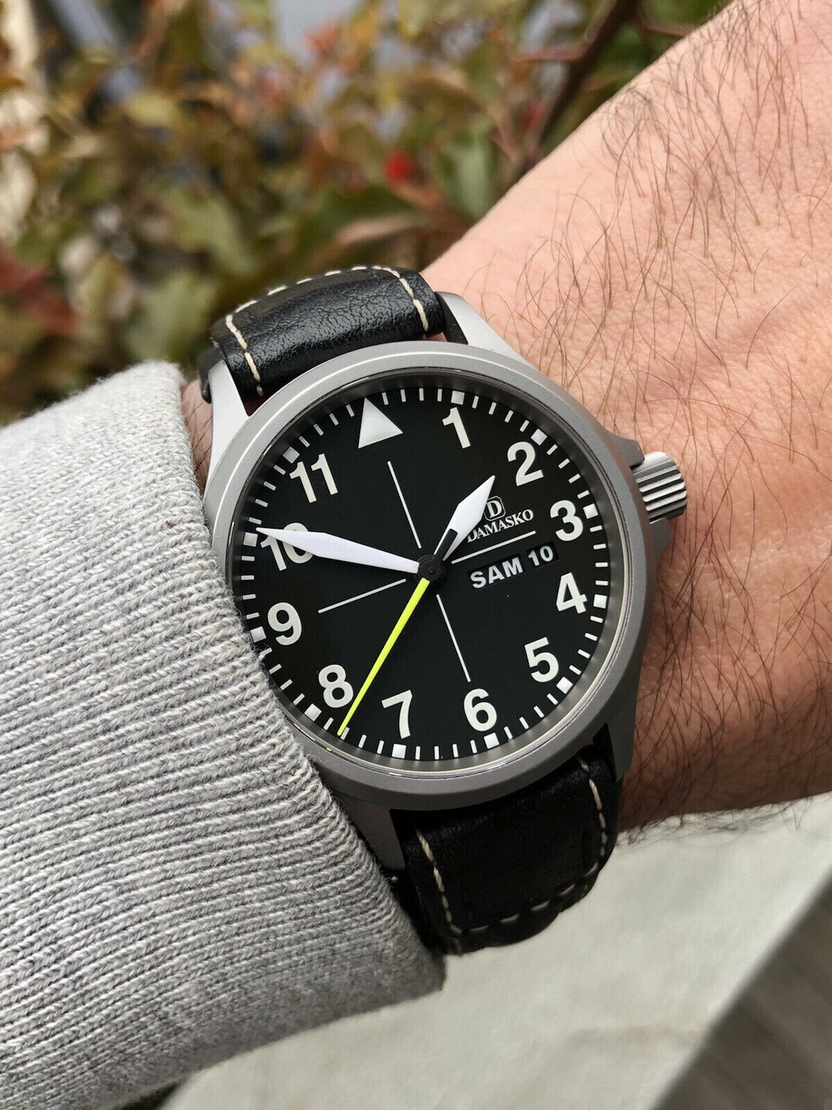 Damasko DA36 Automatic 40mm Black Dial