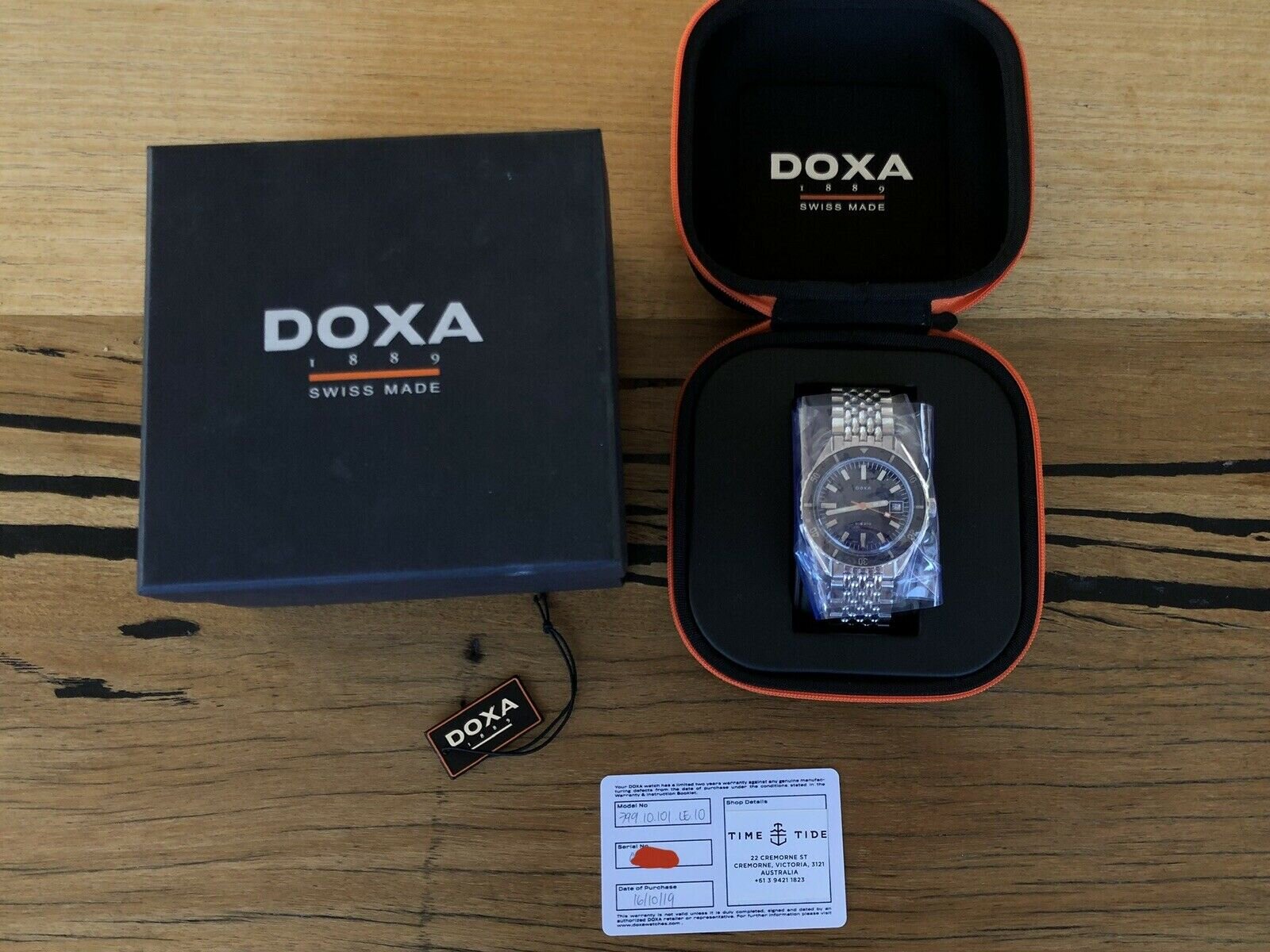 Doxa Sharkhunter Sub 200 130th Anniversary LE - Brand new