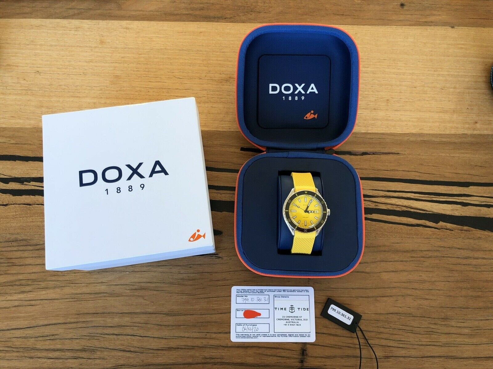 Doxa Sharkhunter Sub 200 Yellow - 2020