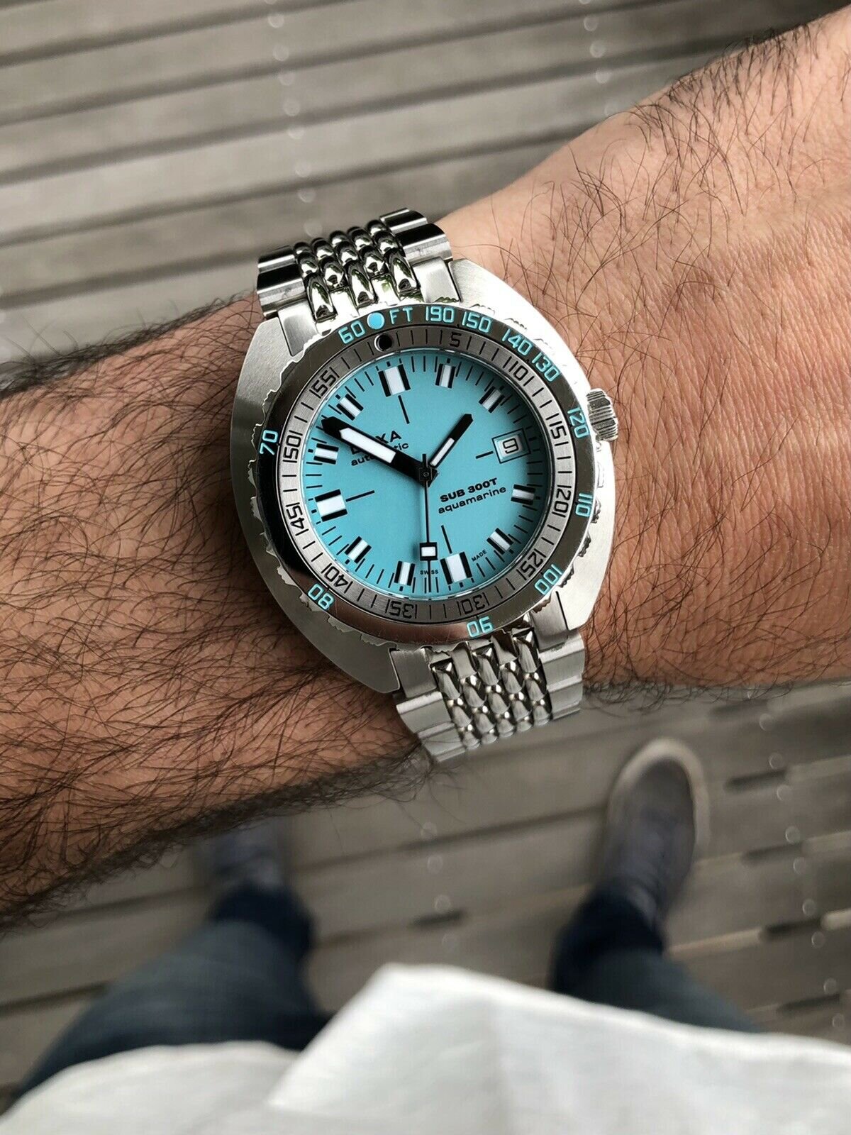 Doxa Sub 300T Aquamarine Dial 2020 Watch Vault Australia