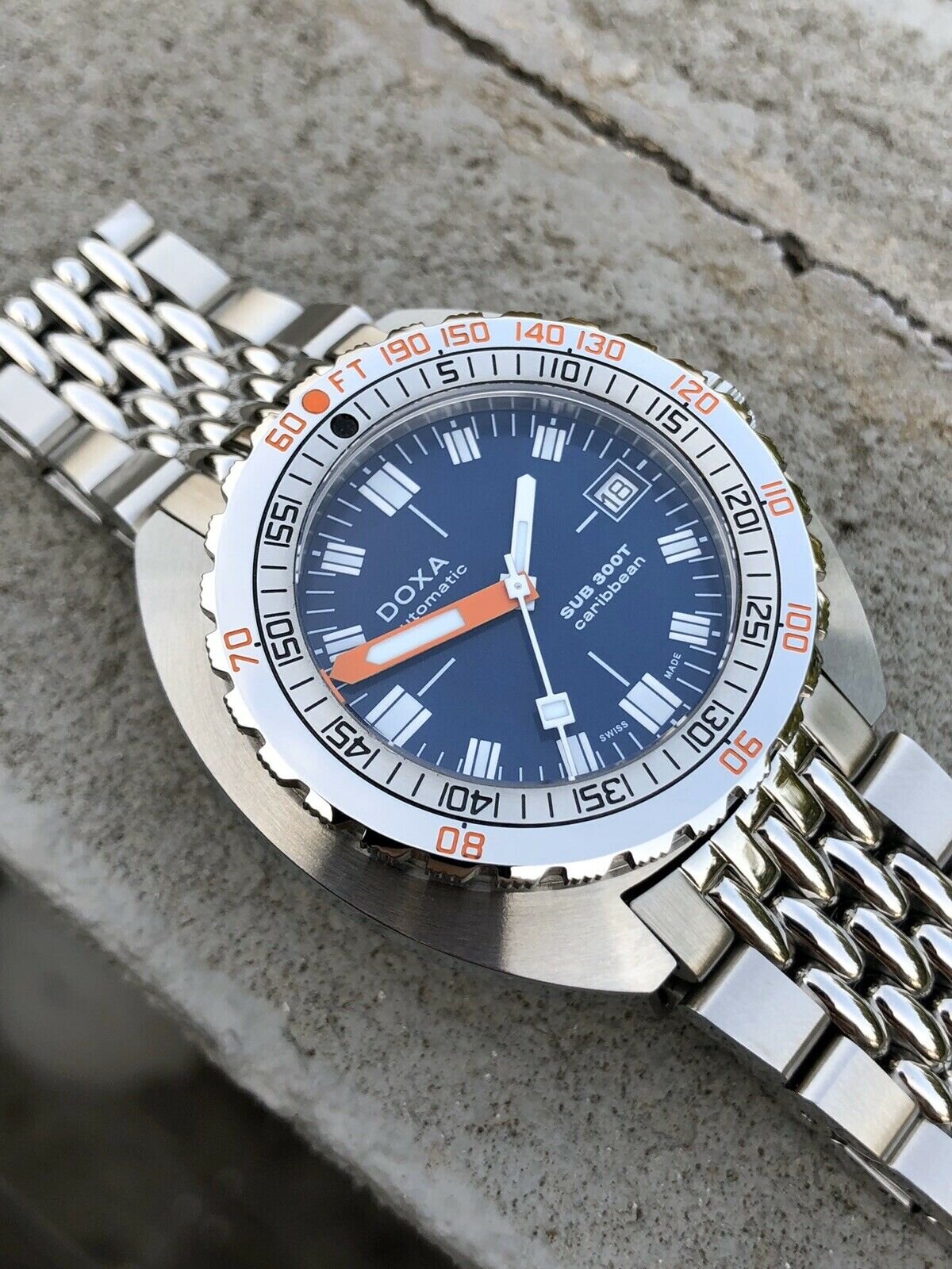 Doxa Sub 300T Caribbean Blue Dial - 2019