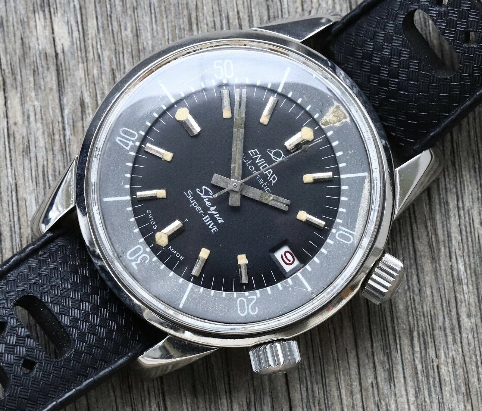 Enicar Sherpa 600 Super Dive 144-35-02 Military Issue – Watch