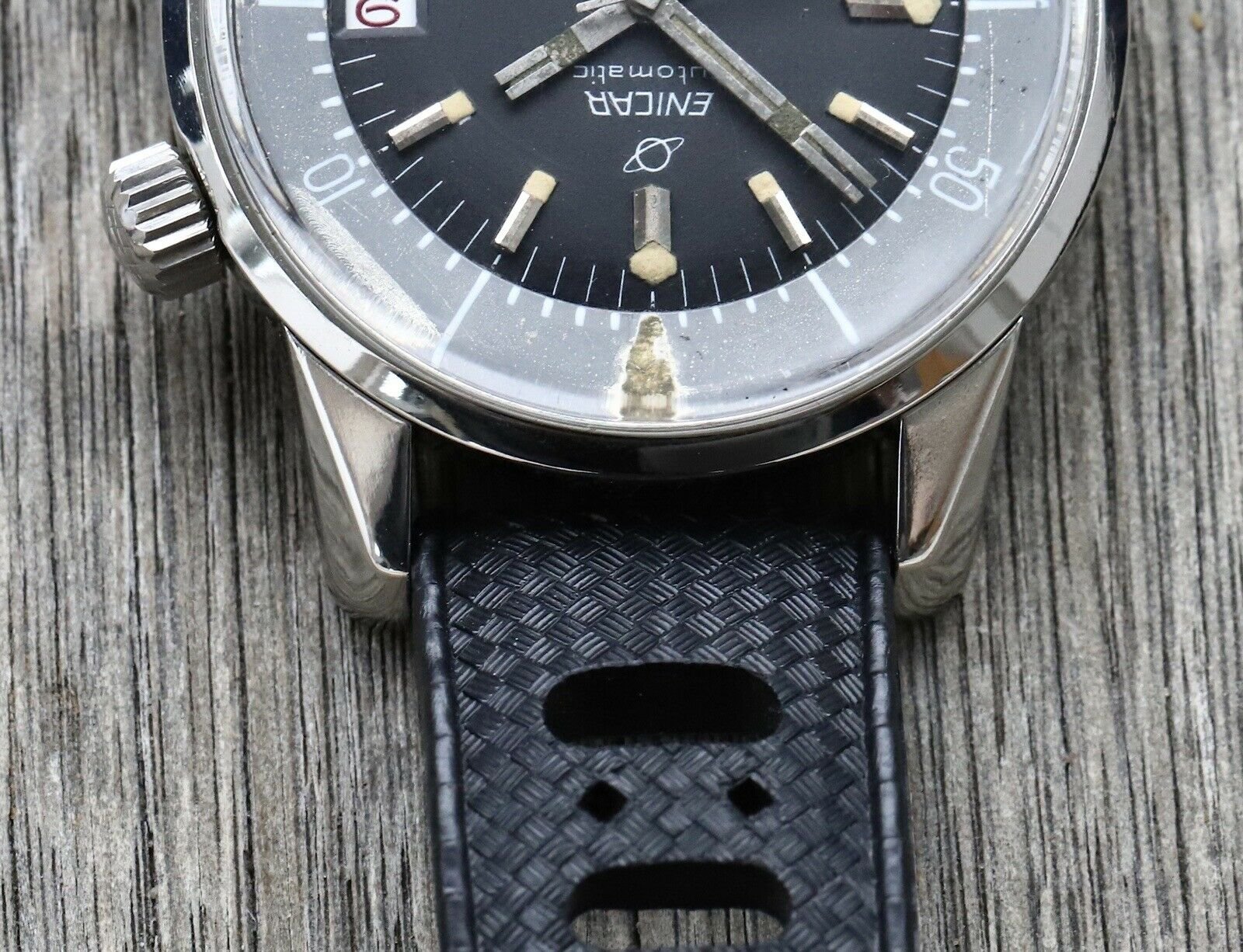 Enicar Sherpa 600 Super Dive 144-35-02 Military Issue