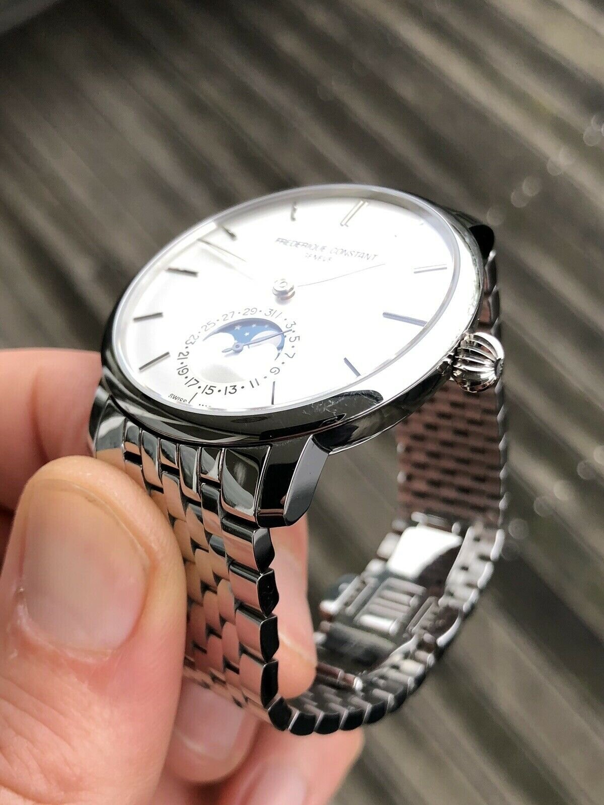 Frederique constant manufacture slimline moonphase online