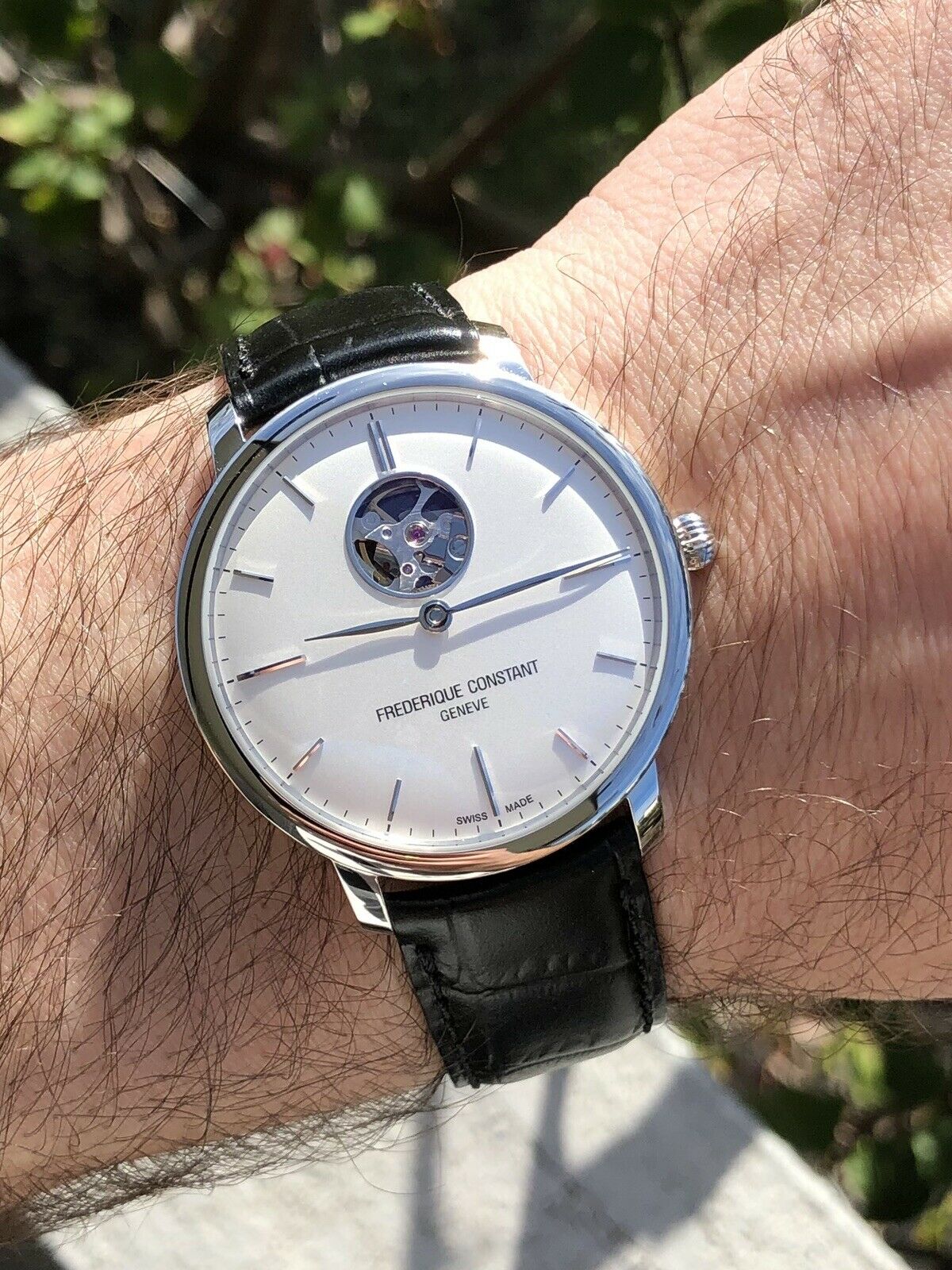 Frederique constant slimline open heart best sale