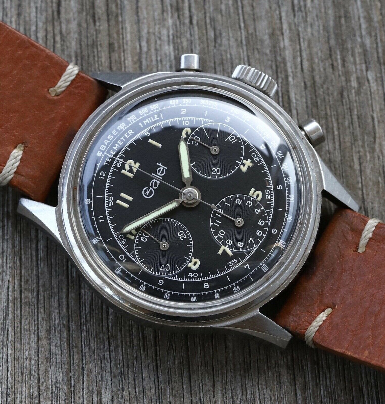 Gallet MultiChron 12HR Valjoux 72 Chronograph