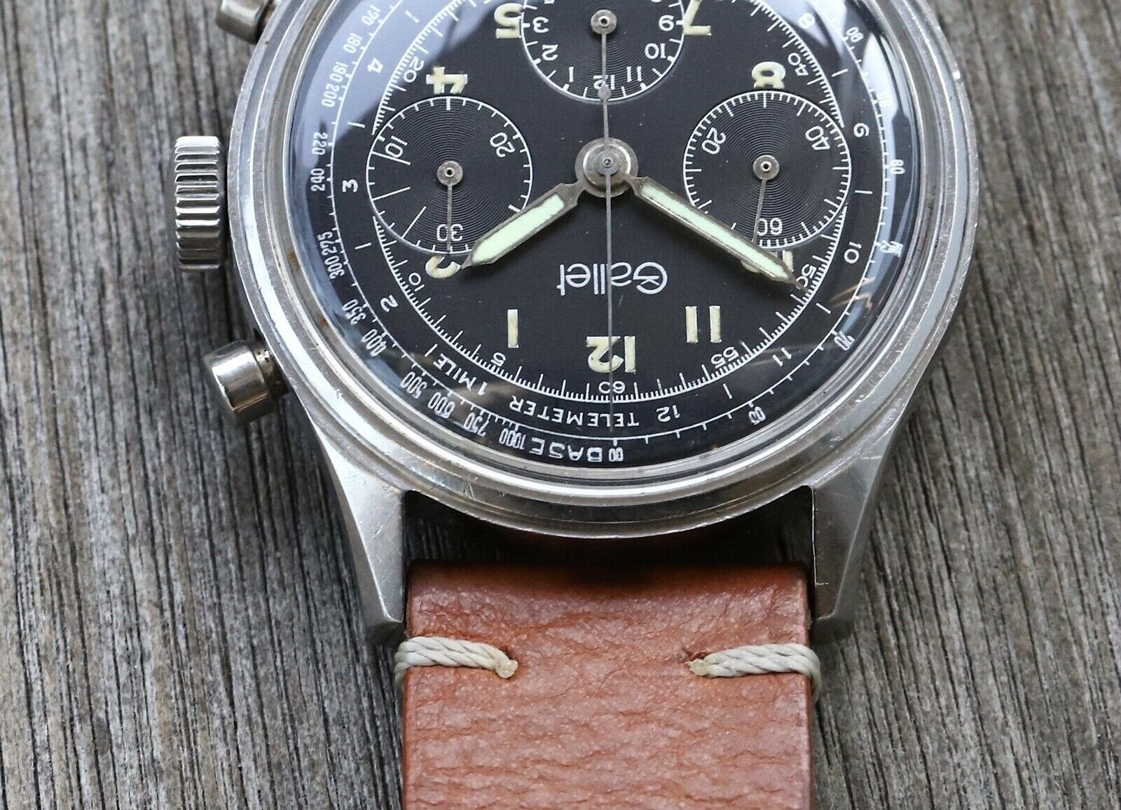 Gallet MultiChron 12HR Valjoux 72 Chronograph