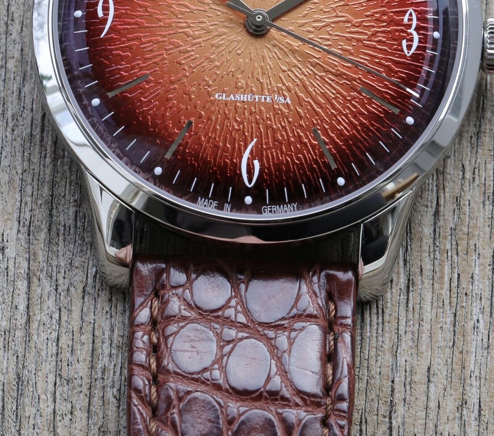 Glashutte original online sixties orange