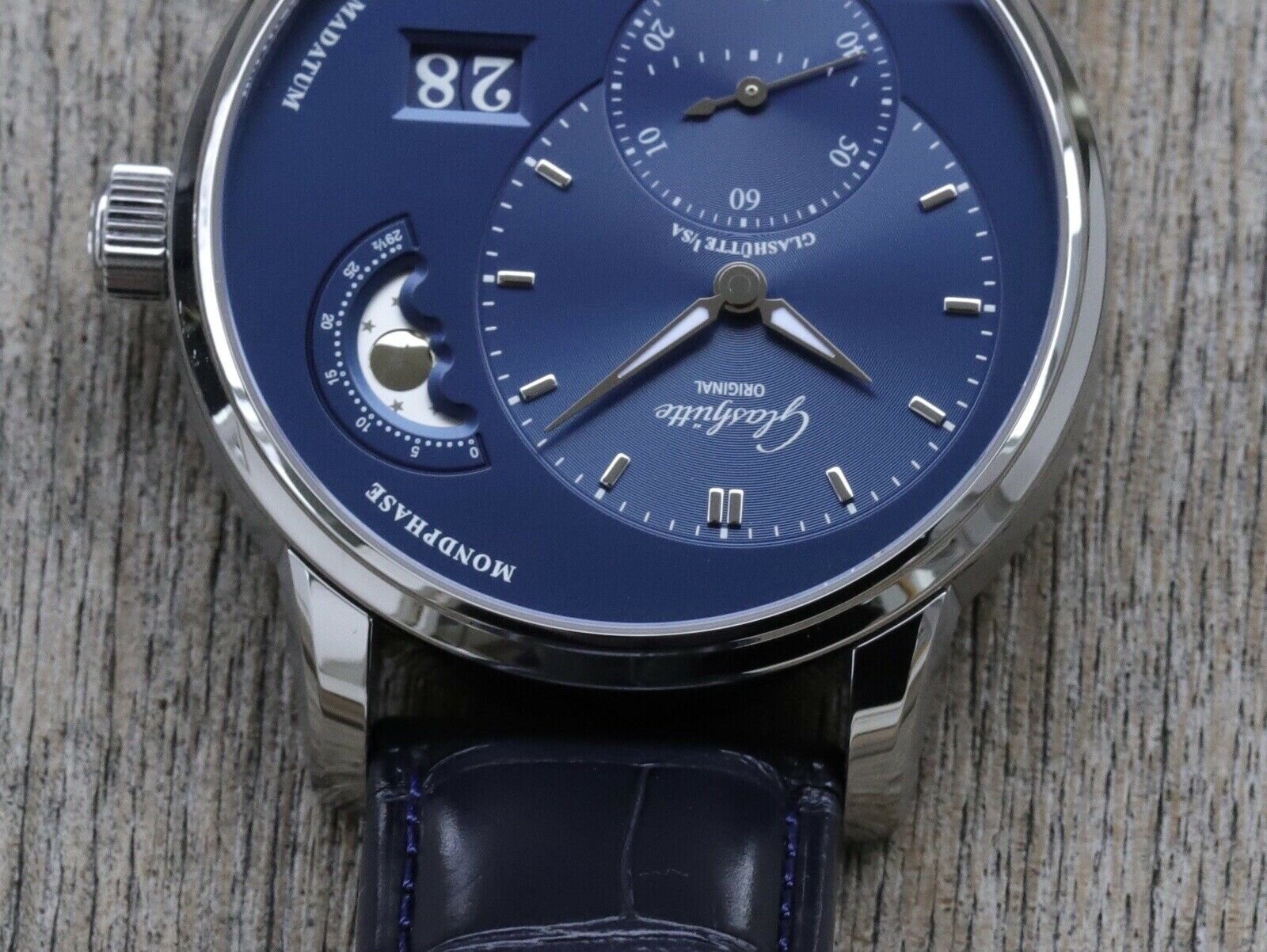 Glashutte store panomaticlunar blue