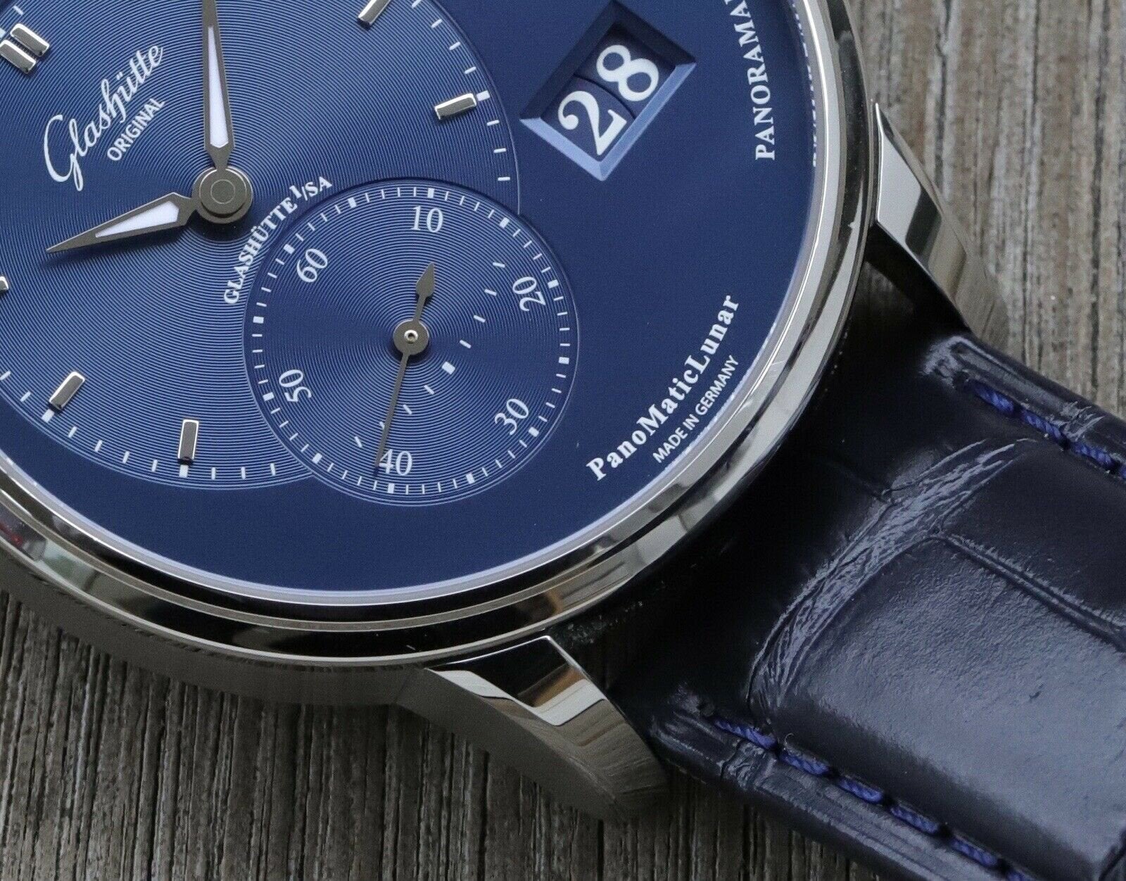 Glashutte Original PanoMaticLunar Blue Dial 1 90 02 46 32 35