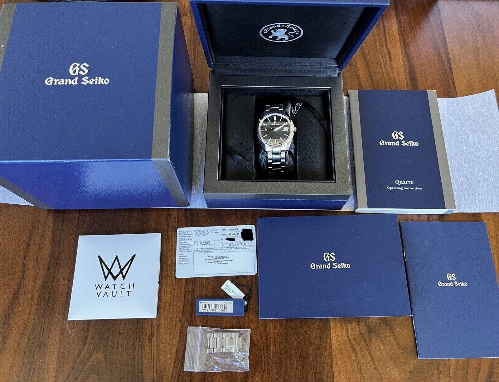 Grand seiko box hotsell