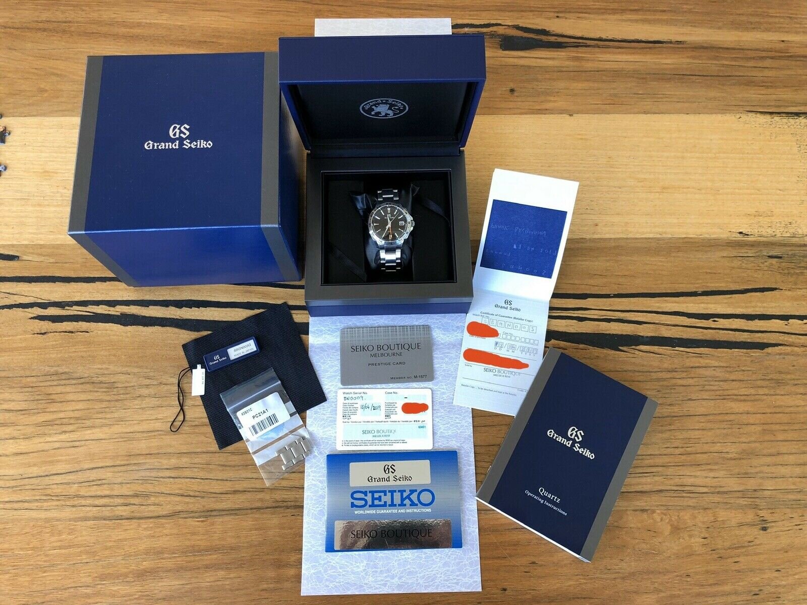 Grand Seiko GMT SBGN003 9F86 - 2019