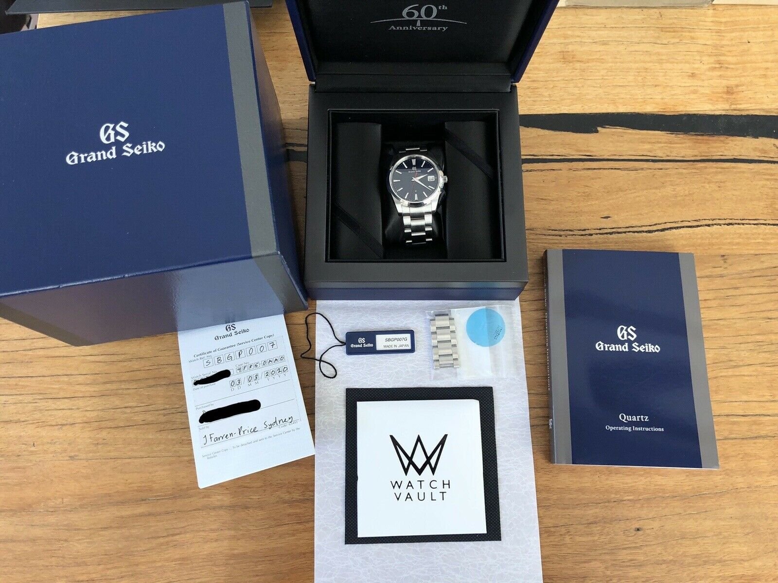 Grand seiko sbgp007g clearance