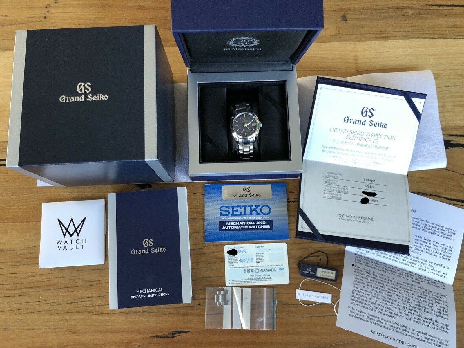 Grand Seiko SBGH267 'Whirlpool' 20th Anniversary Limited