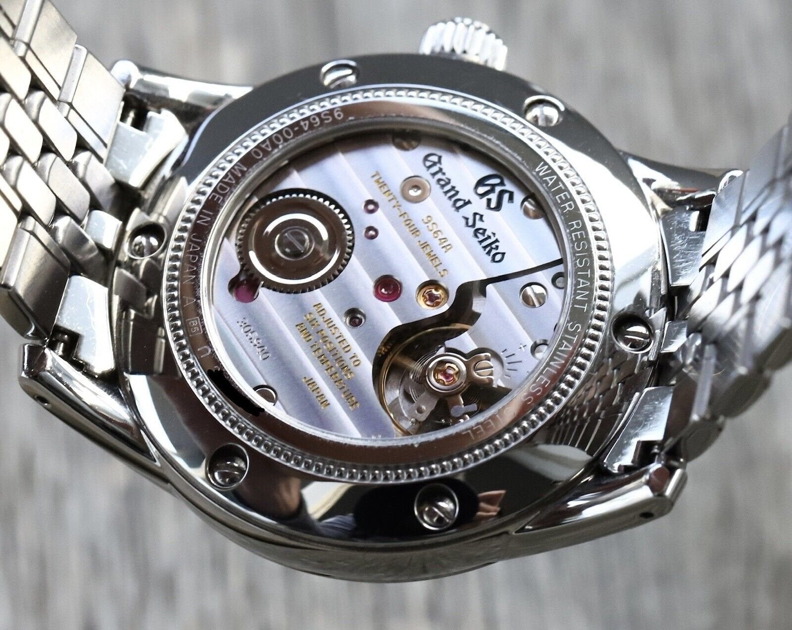 Grand Seiko SBGW035 on GS WAKO Bracelet