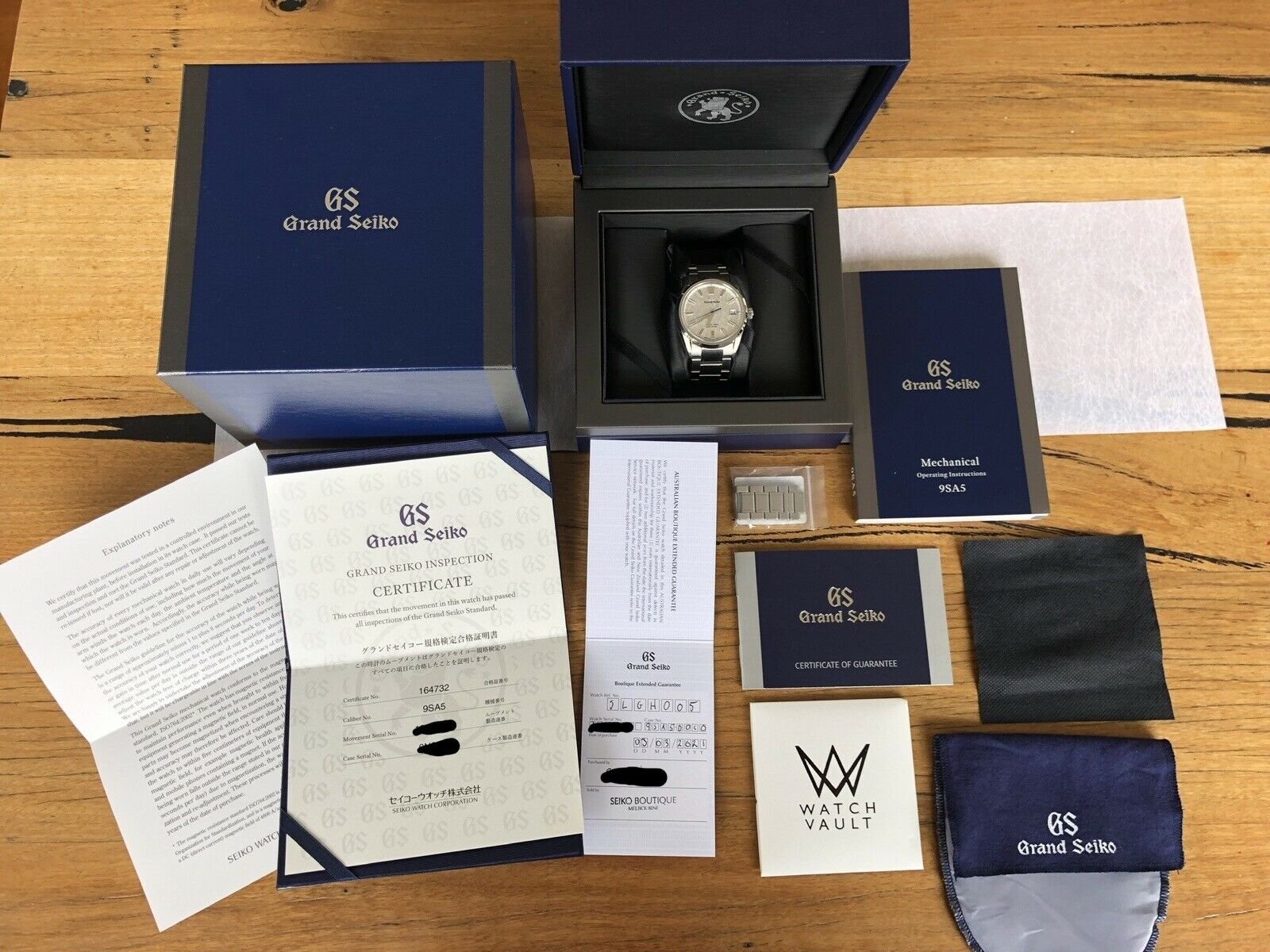Grand Seiko White Birch Hi-Beat SLGH005 - 2021