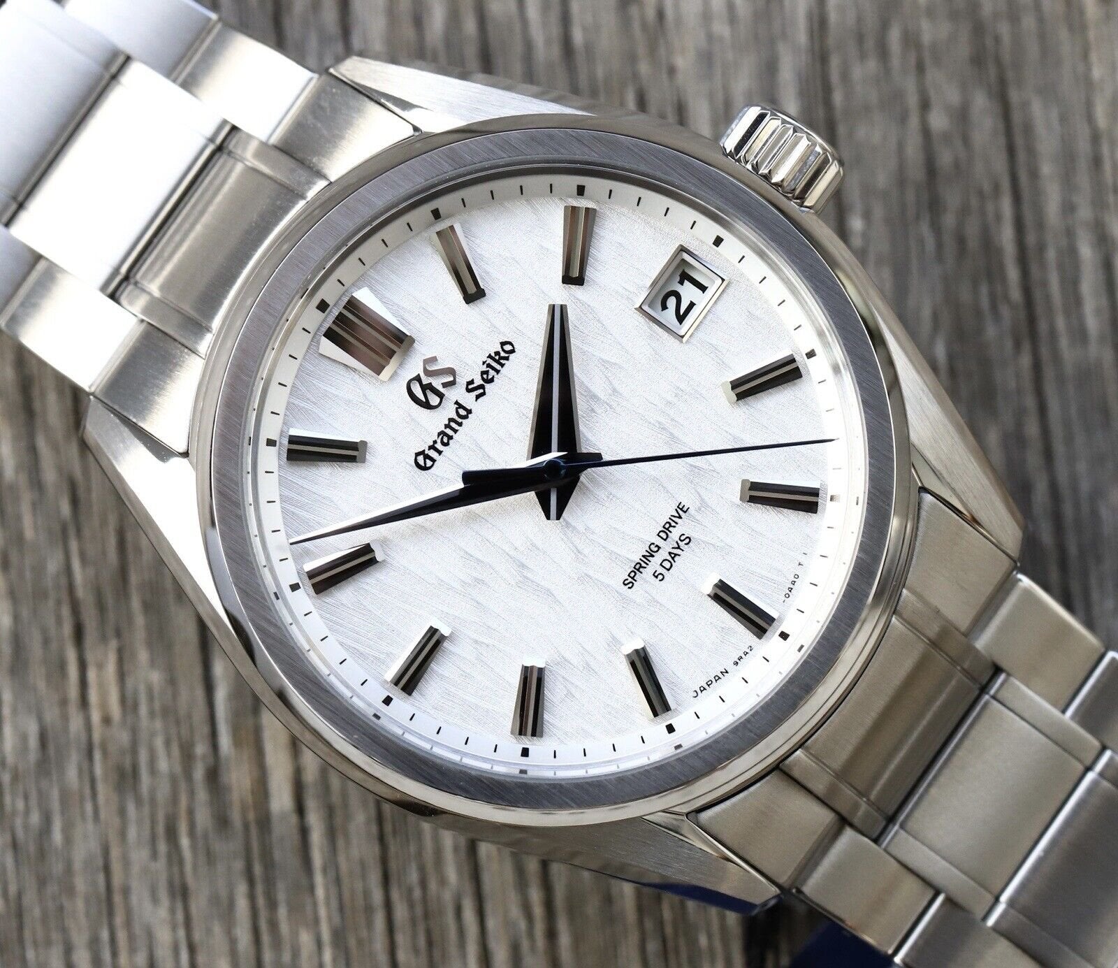Grand Seiko White Birch Spring Drive SLGA009 - Brand New