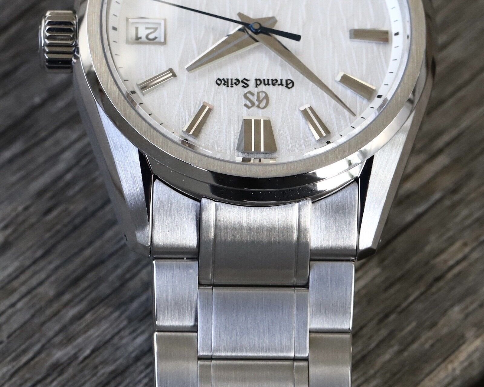 Grand Seiko White Birch Spring Drive SLGA009 - Brand New