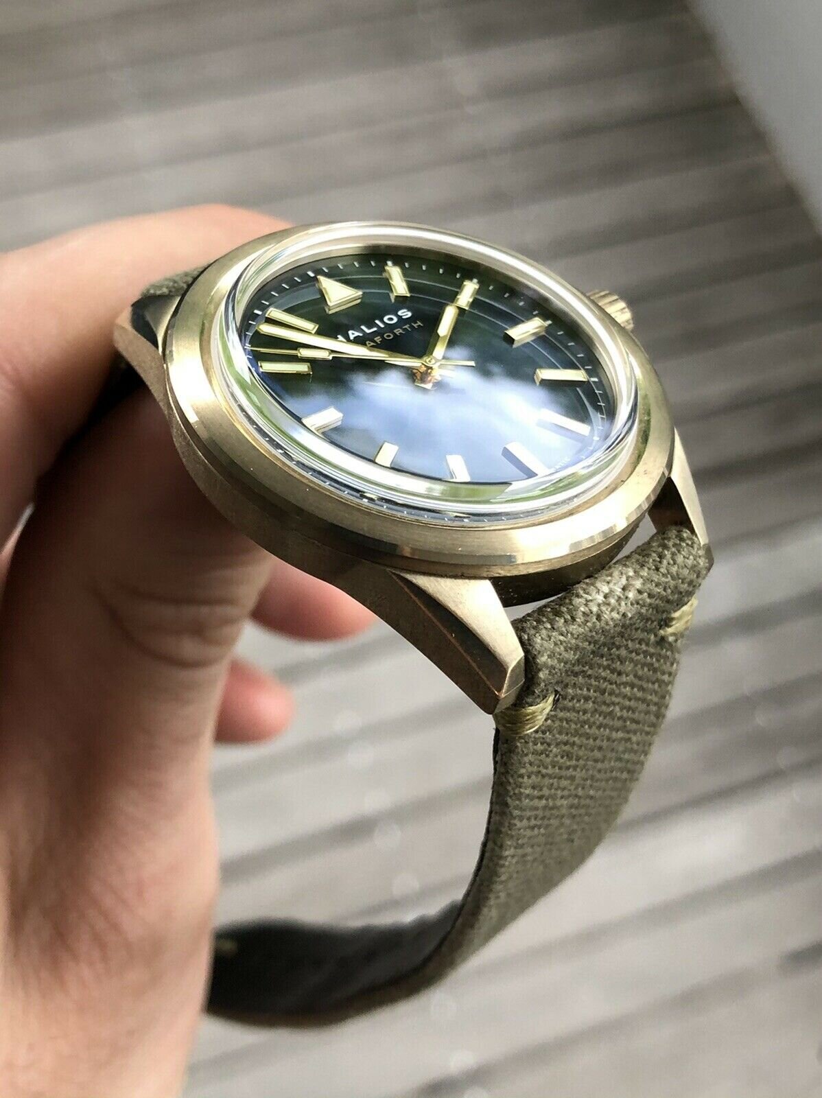 Halios Seaforth Bronze Blue Dial - 2019