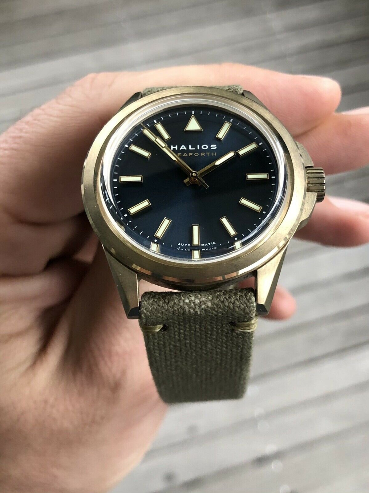 Halios Seaforth Bronze Blue Dial - 2019