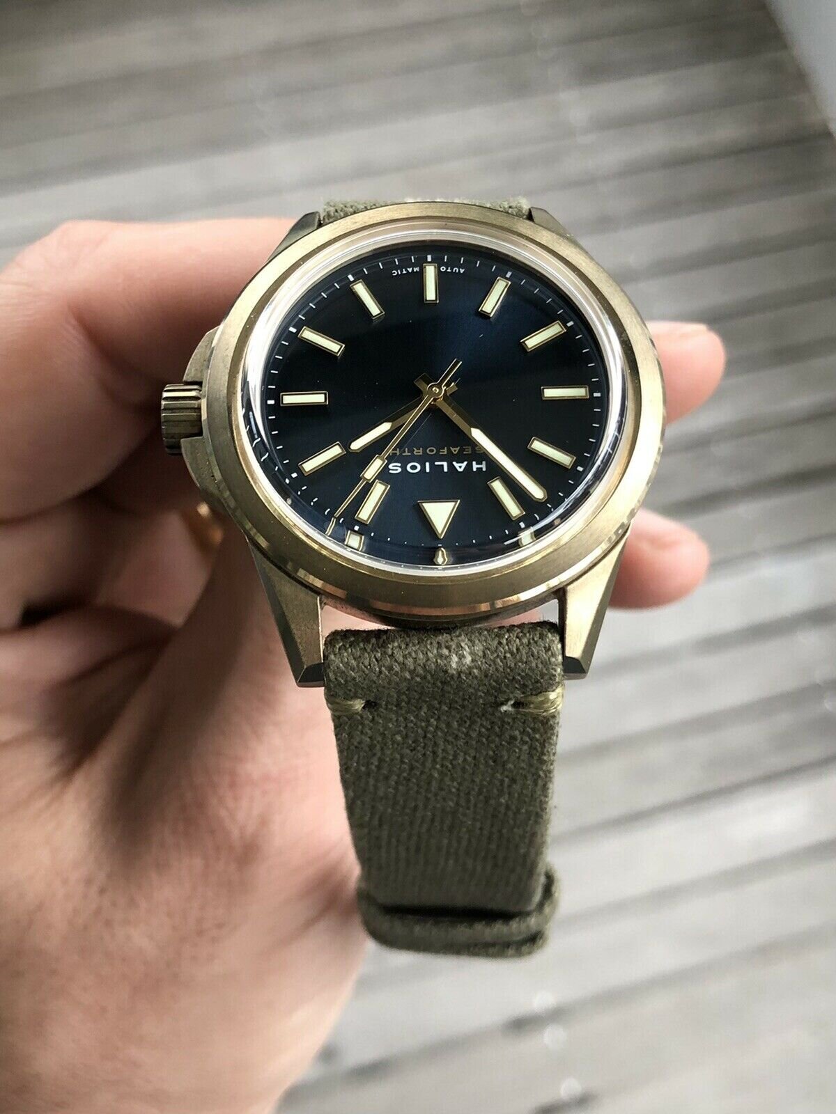 Halios Seaforth Bronze Blue Dial - 2019